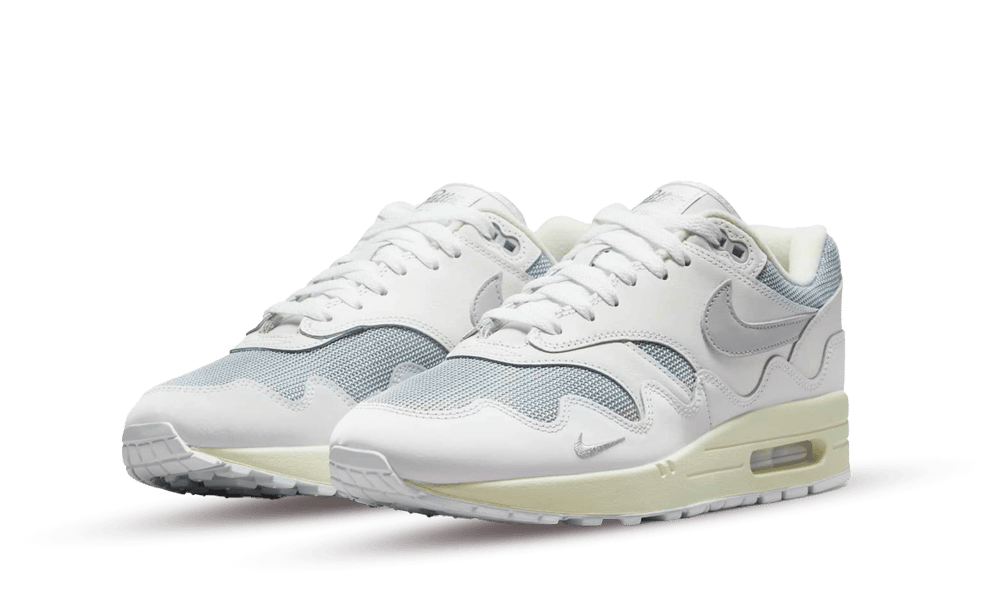 Nike Air Max 1 Patta Waves White Silver