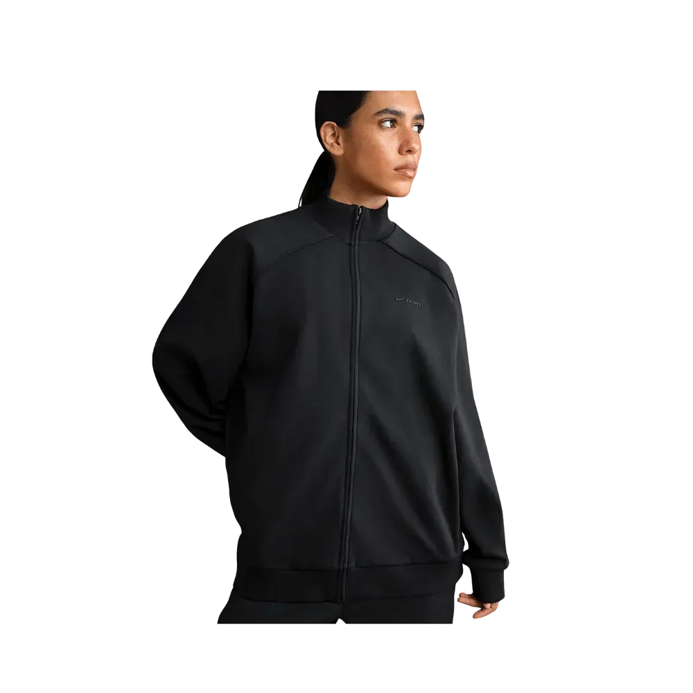 Nike X Skims Women's Oversized Full-Zip Track Jacket Obsidian - HypeFly India View 1