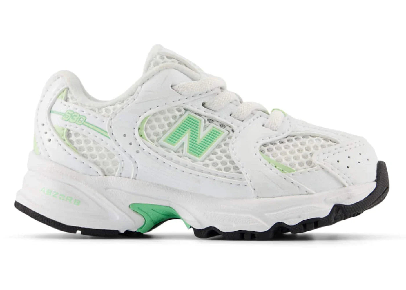New Balance 530 Bungee Lace White Melon Water Td