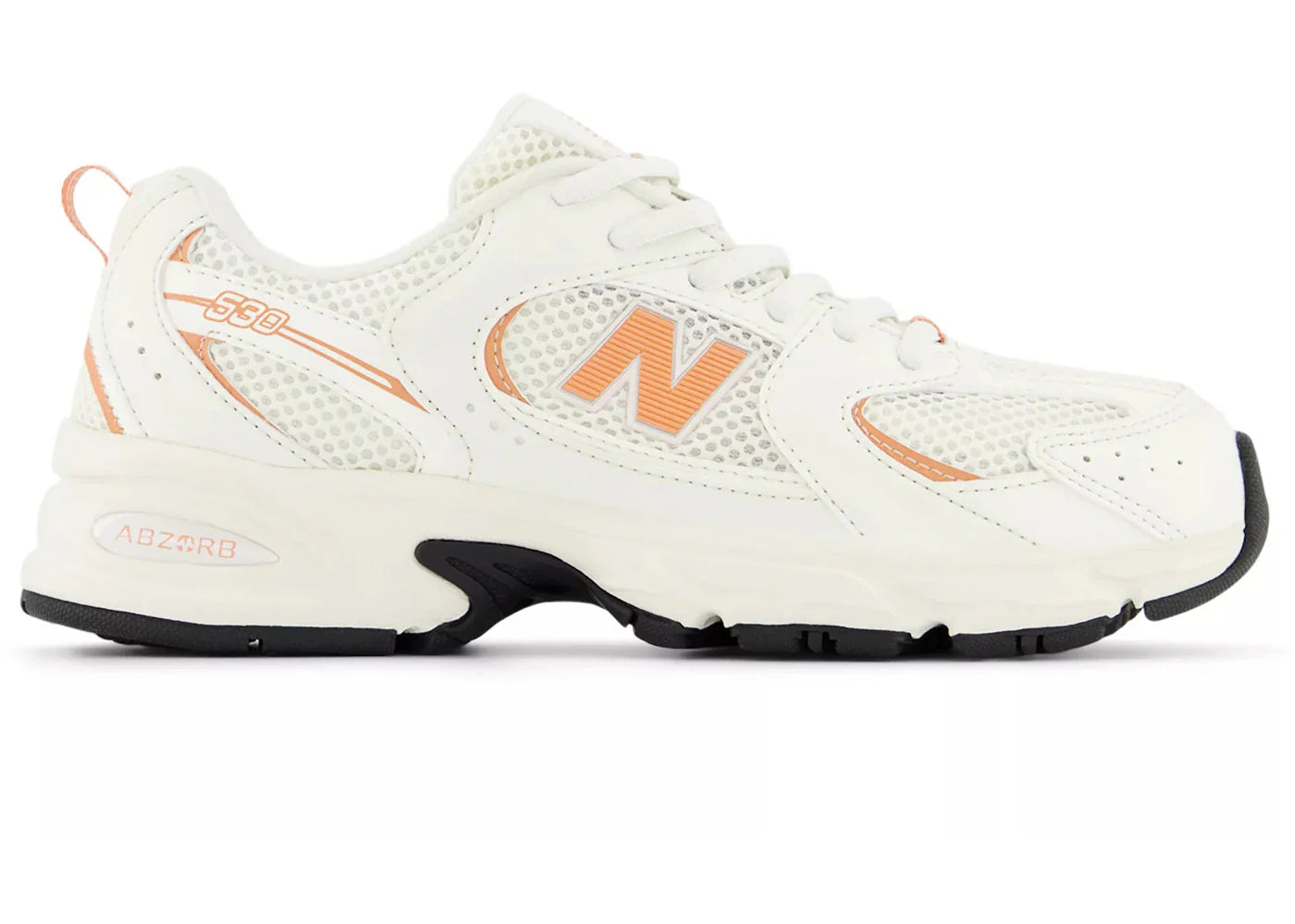 New Balance 530 Lace Sea Salt Peach Nectar Gs