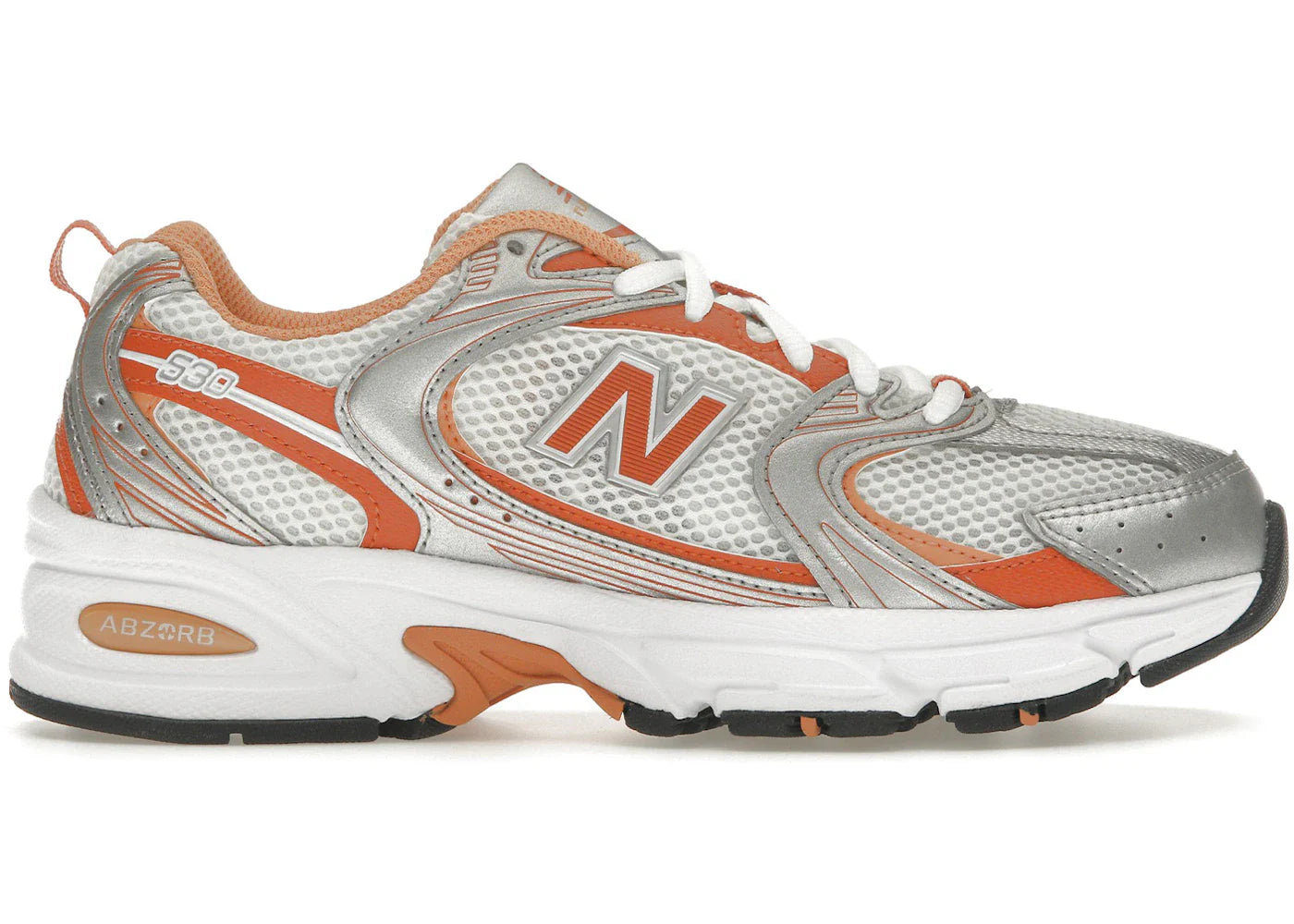 New Balance 530 Silver Metallic Infield Clay