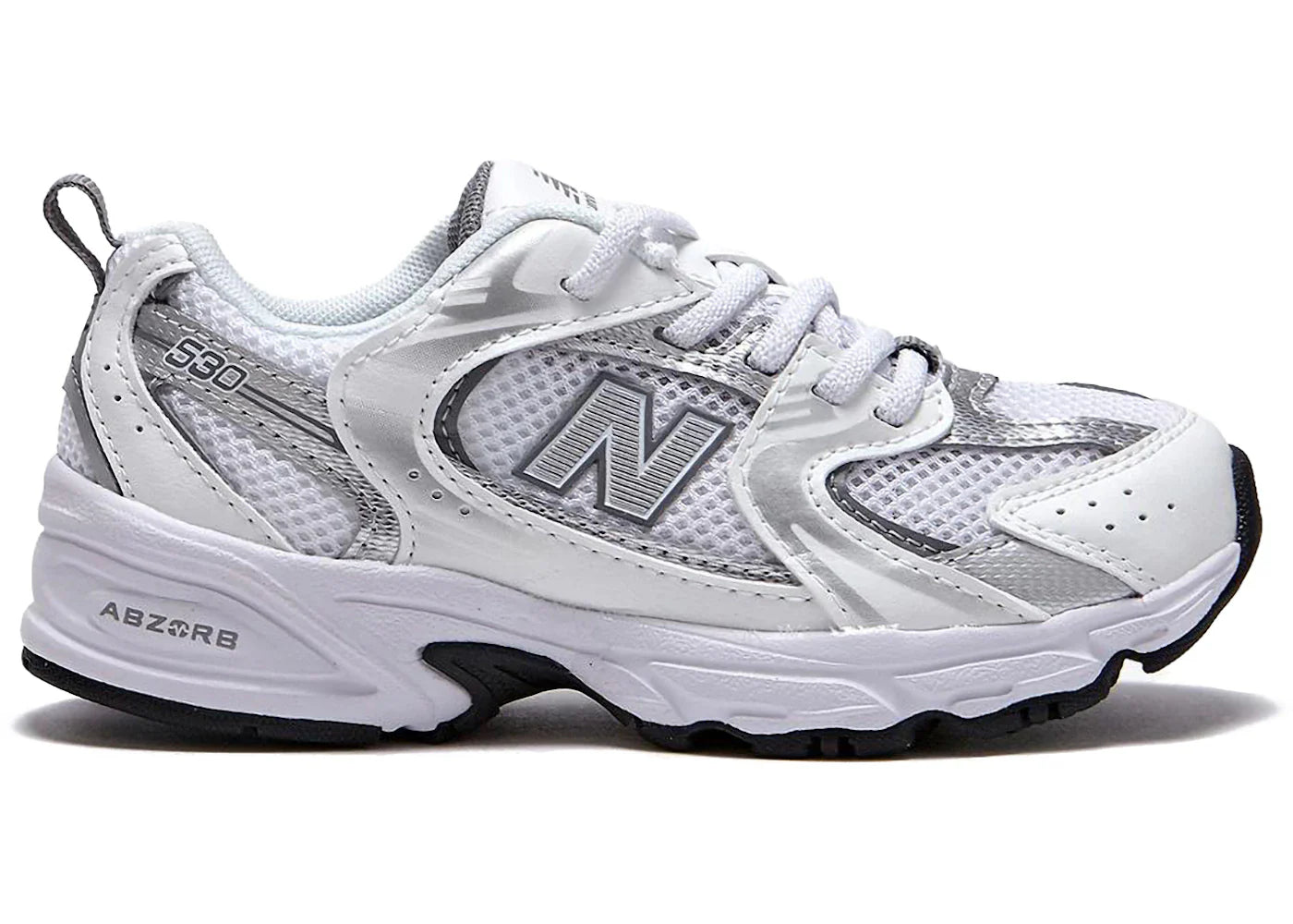 New Balance 530 White Silver Ps