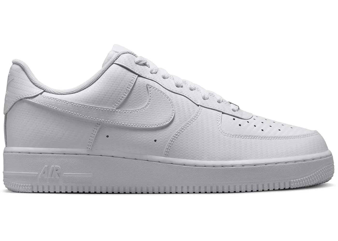 Nike Air Force 1 Low '07 Lv8 White Carbon Fiber