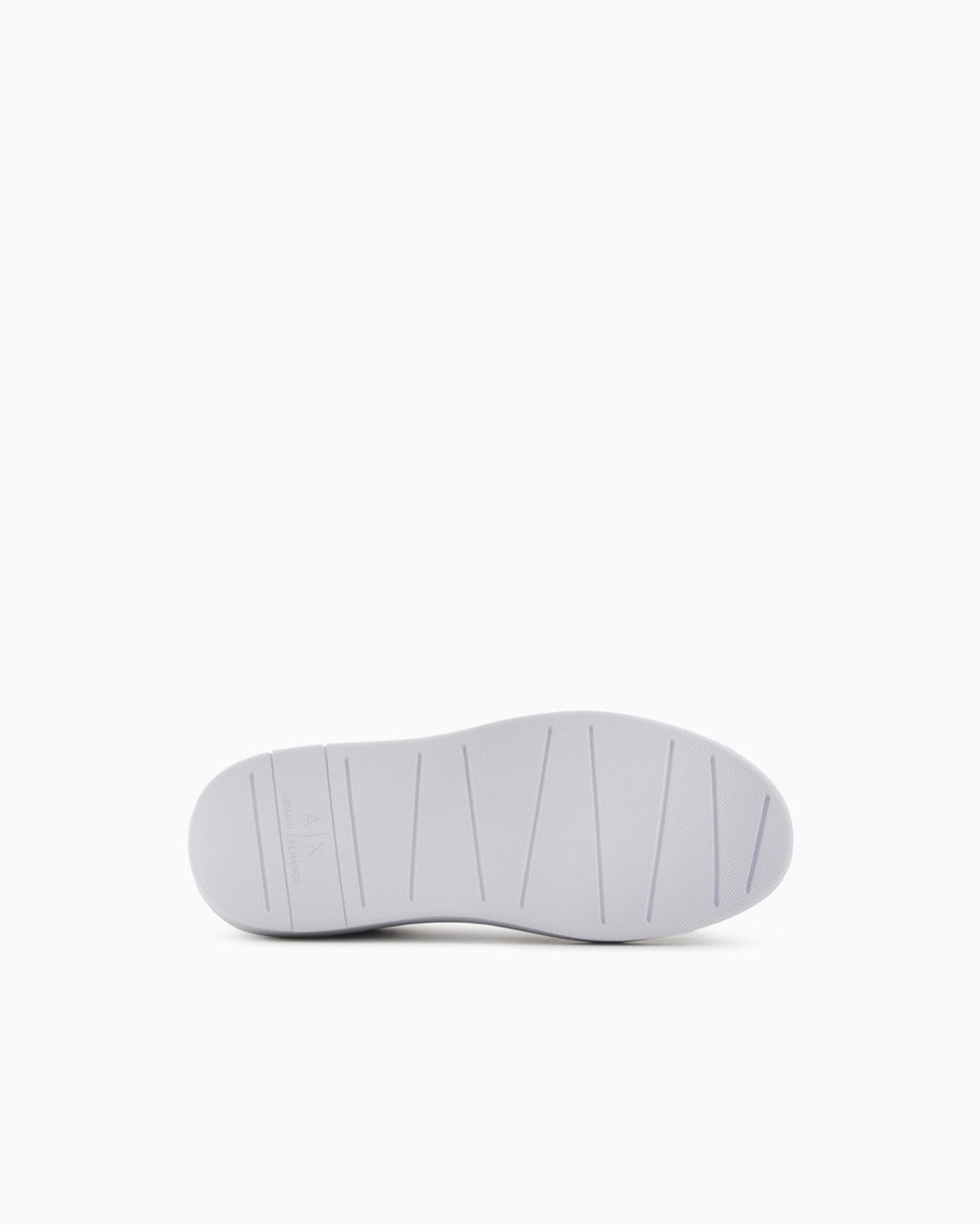 Sneakers in pelle con suola in gomma e tallone a contrasto Slide 6