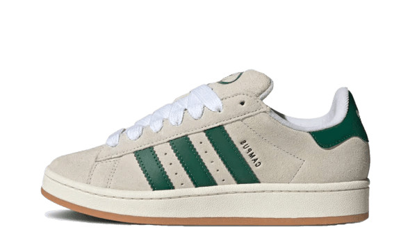 Adidas Campus 00s Crystal White Dark Green