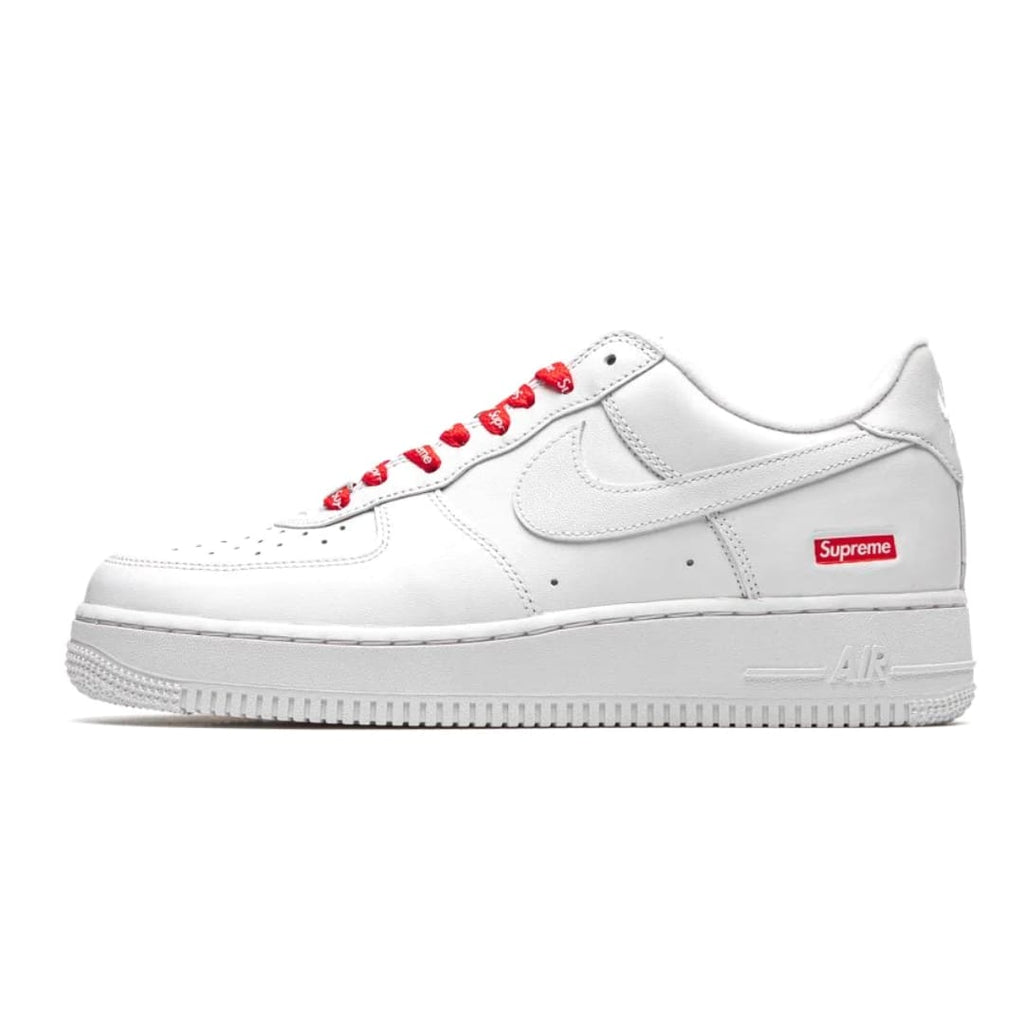 Nike Air Force 1 Supreme Low Box Logo White Sale